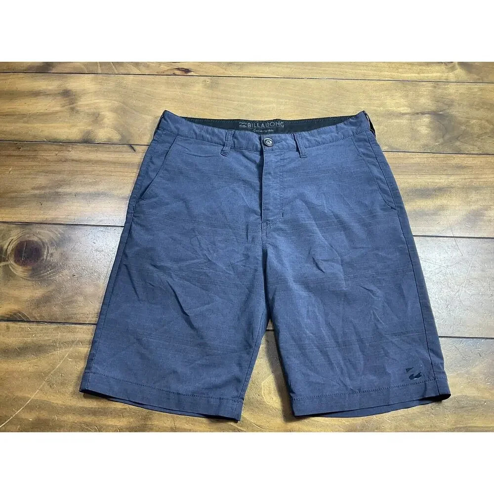 Billabong Crossfire Mens Size 30 Blue Stretch Submersibles Shorts